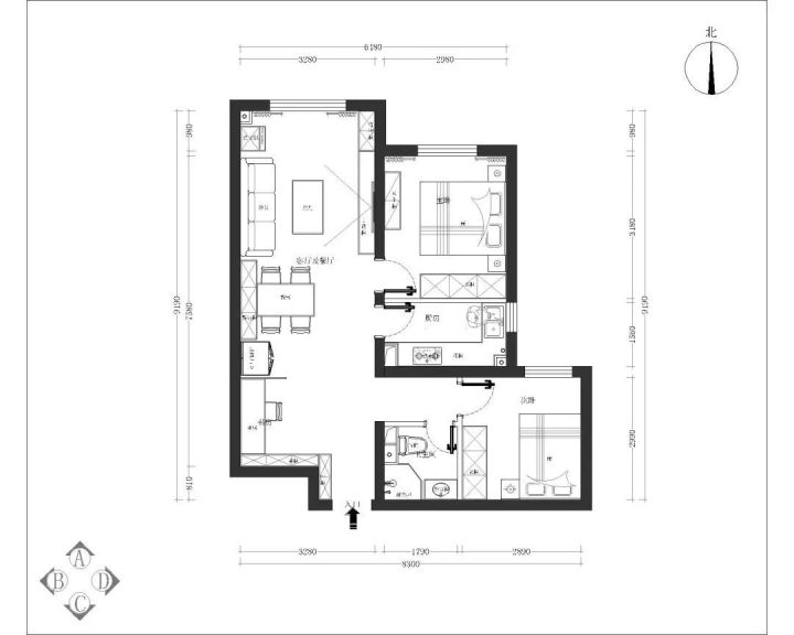 80㎡的兩室一廳怎么設(shè)計？不如看看這兩套徐建平的作品！