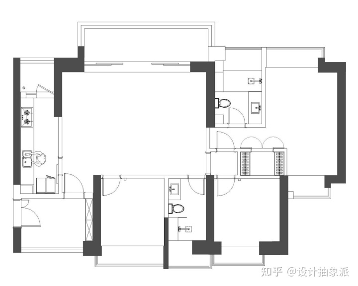 現(xiàn)代簡約裝修案例，單純、簡潔的生活方式