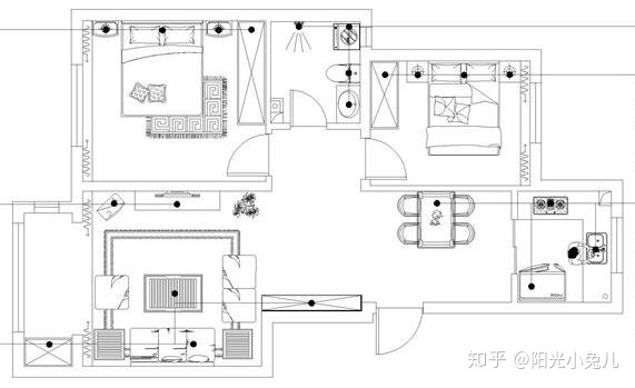 三室兩廳裝修樣板間！92平現(xiàn)代輕奢風(fēng)格，清新雅致彰顯品質(zhì)生活